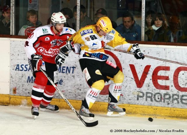 Photo hockey match Briançon  - Strasbourg  le 29/11/2008