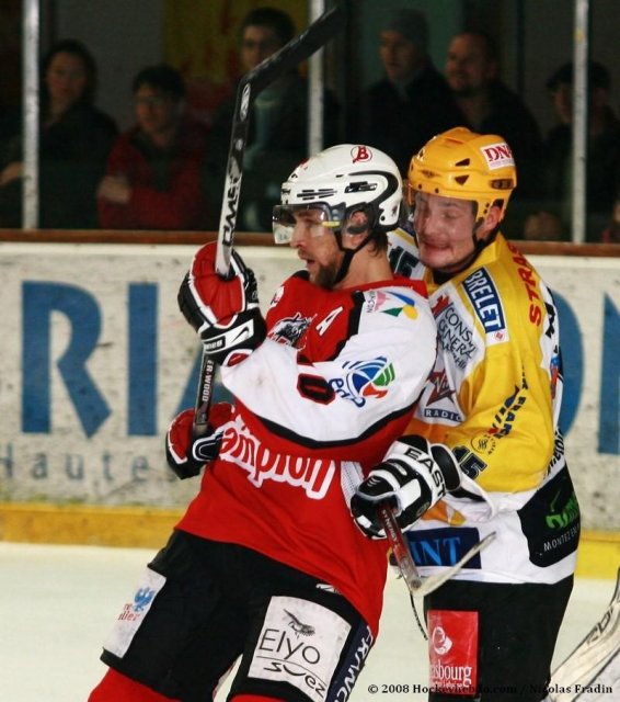 Photo hockey match Briançon  - Strasbourg  le 29/11/2008