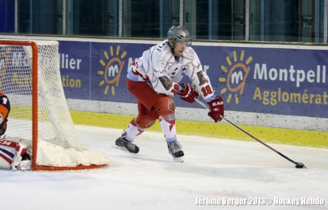 Photo hockey match Montpellier  - Annecy le 12/10/2013