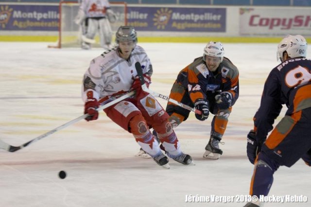 Photo hockey match Montpellier  - Annecy le 12/10/2013