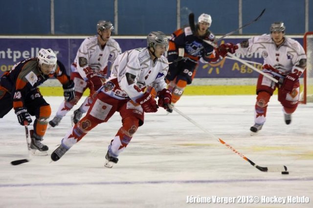 Photo hockey match Montpellier  - Annecy le 12/10/2013