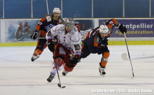 Photo hockey match Montpellier  - Annecy le 12/10/2013