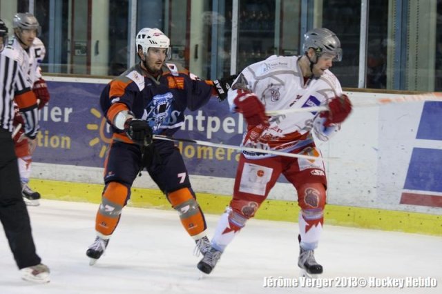 Photo hockey match Montpellier  - Annecy le 12/10/2013