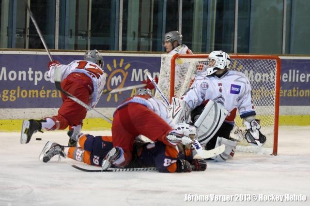 Photo hockey match Montpellier  - Annecy le 12/10/2013