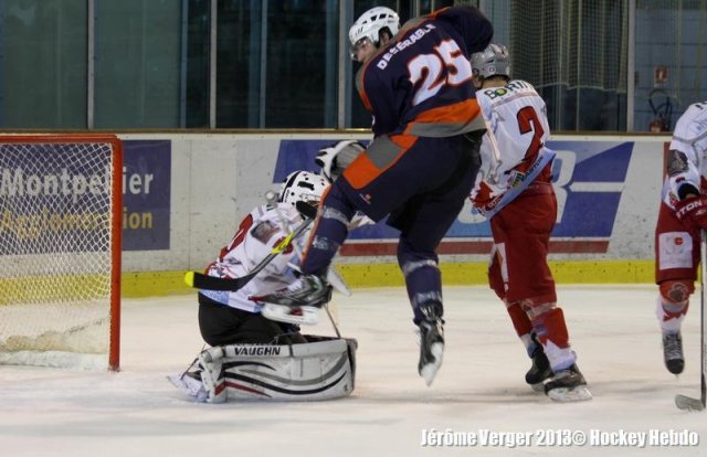 Photo hockey match Montpellier  - Annecy le 12/10/2013