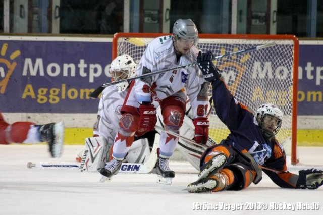 Photo hockey match Montpellier  - Annecy le 12/10/2013