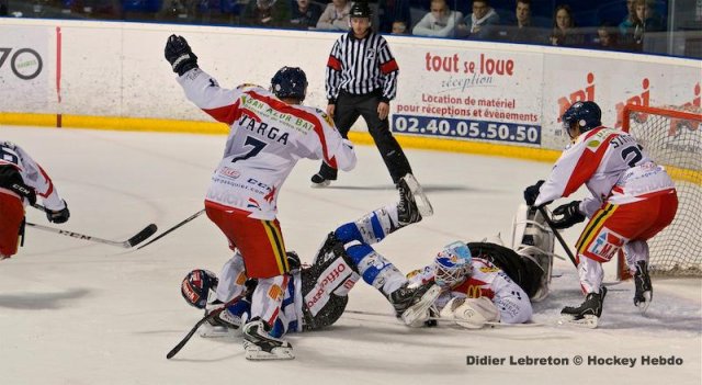 Photo hockey match Nantes - Nice le 12/10/2013