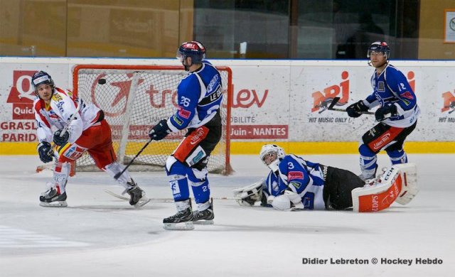Photo hockey match Nantes - Nice le 12/10/2013