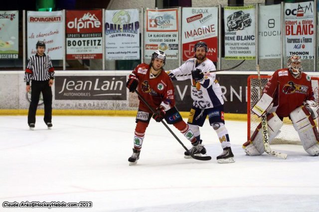 Photo hockey match Morzine-Avoriaz - Chamonix  le 15/10/2013