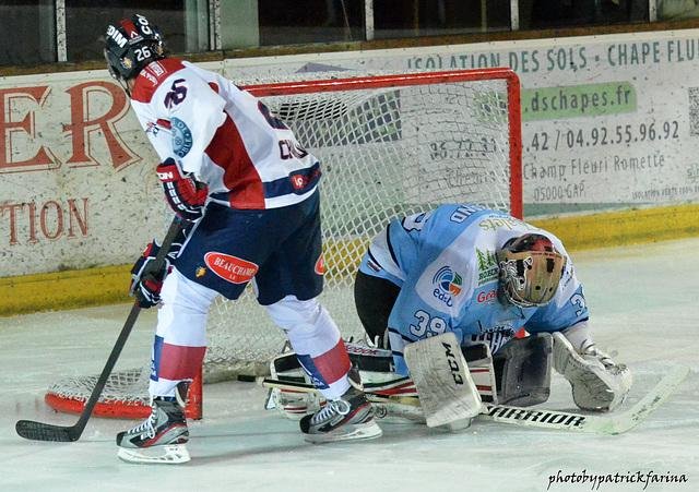 Photo hockey match Briançon  - Grenoble  le 15/10/2013