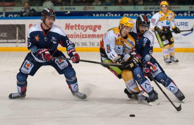 Photo hockey match Grenoble  - Strasbourg  le 19/10/2013