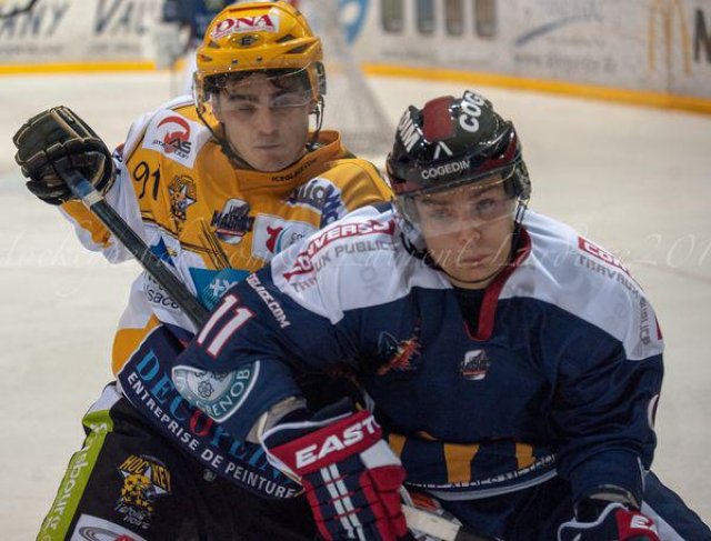 Photo hockey match Grenoble  - Strasbourg  le 19/10/2013