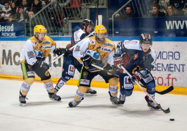 Photo hockey match Grenoble  - Strasbourg  le 19/10/2013