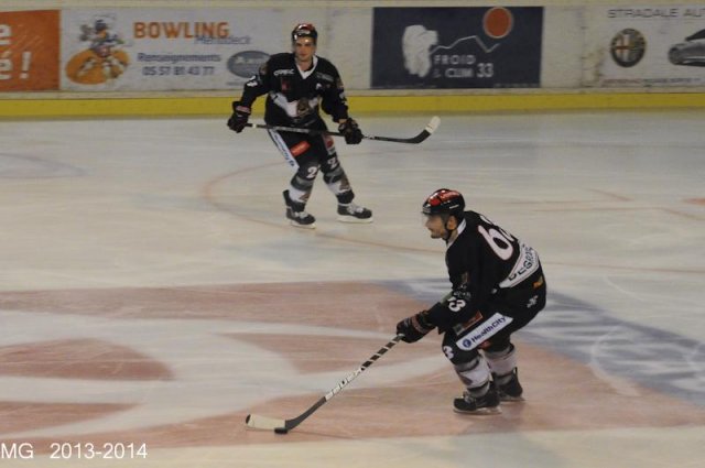 Photo hockey match Bordeaux - Lyon le 19/10/2013