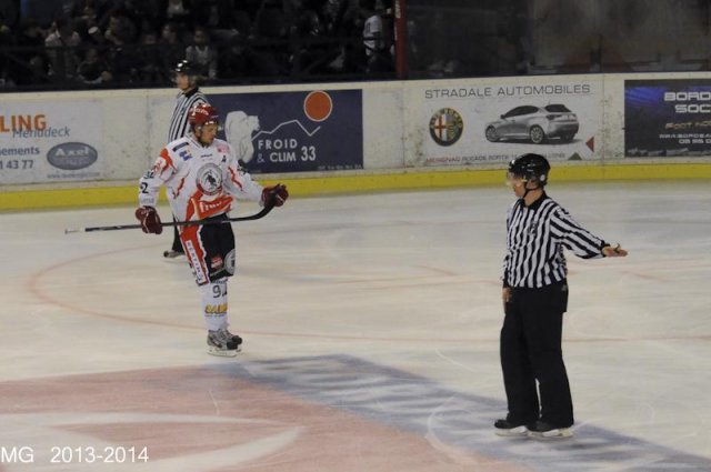 Photo hockey match Bordeaux - Lyon le 19/10/2013