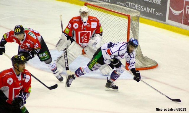 Photo hockey match Amiens  - Caen  le 19/10/2013
