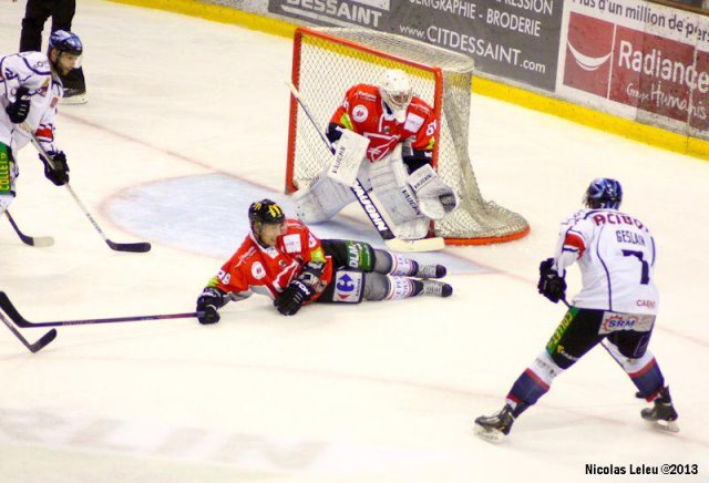 Photo hockey match Amiens  - Caen  le 19/10/2013
