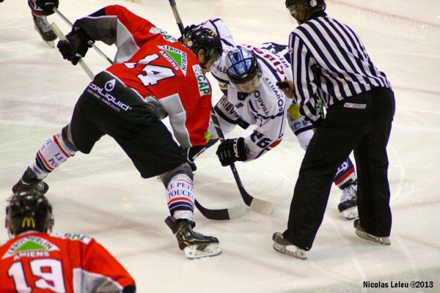 Photo hockey match Amiens  - Caen  le 19/10/2013