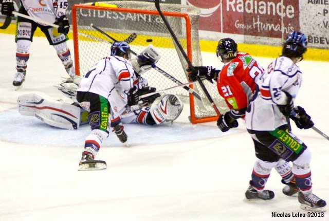 Photo hockey match Amiens  - Caen  le 19/10/2013