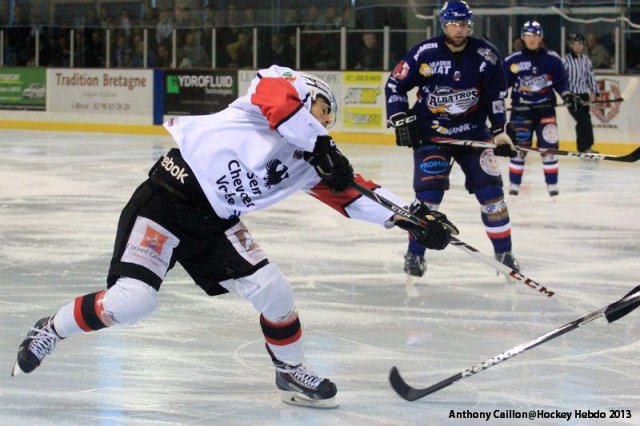 Photo hockey match Brest  - Briançon  le 19/10/2013