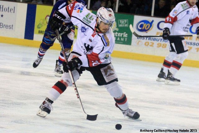 Photo hockey match Brest  - Briançon  le 19/10/2013