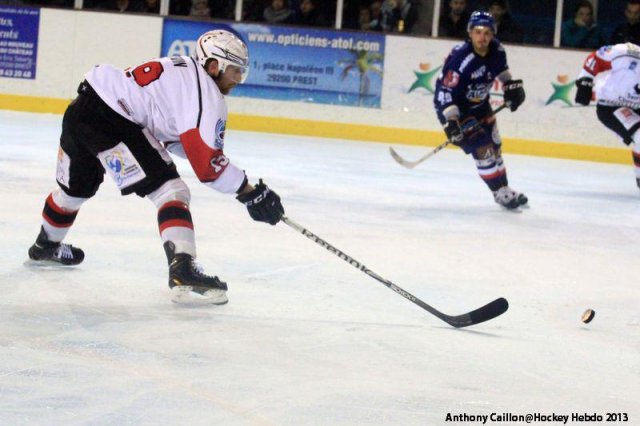 Photo hockey match Brest  - Briançon  le 19/10/2013