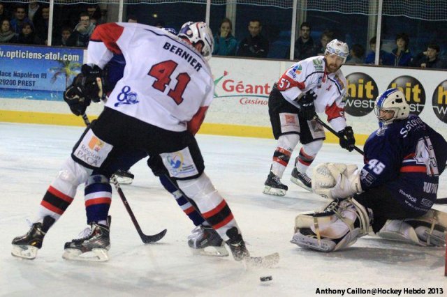 Photo hockey match Brest  - Briançon  le 19/10/2013