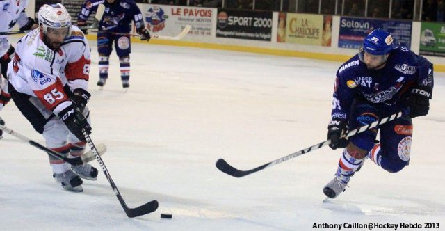 Photo hockey match Brest  - Briançon  le 19/10/2013