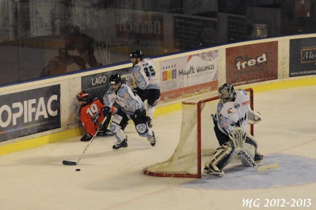 Photo hockey match Bordeaux - Tours  le 22/10/2013