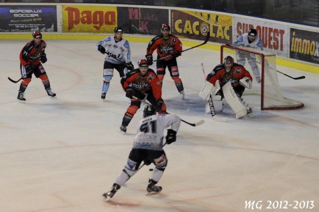 Photo hockey match Bordeaux - Tours  le 22/10/2013
