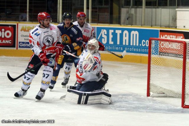 Photo hockey match Chamonix  - Lyon le 22/10/2013