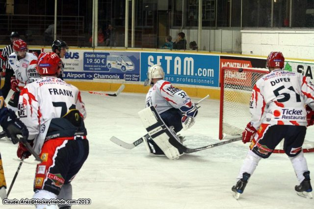 Photo hockey match Chamonix  - Lyon le 22/10/2013