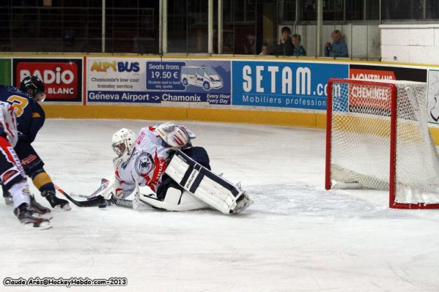 Photo hockey match Chamonix  - Lyon le 22/10/2013