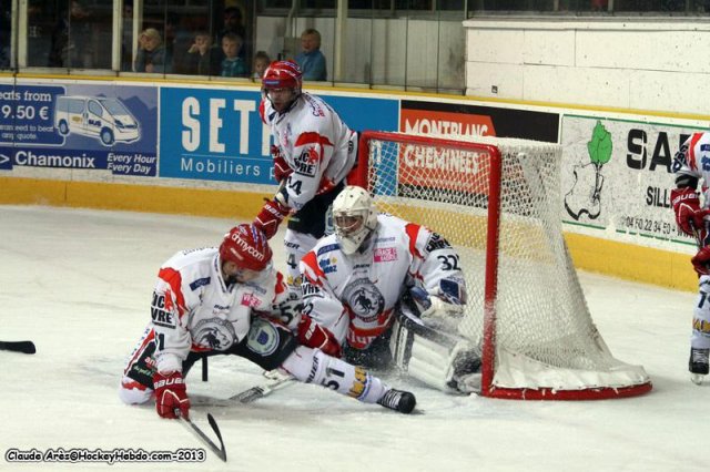 Photo hockey match Chamonix  - Lyon le 22/10/2013