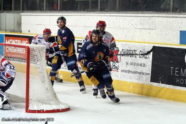 Photo hockey match Chamonix  - Lyon le 22/10/2013