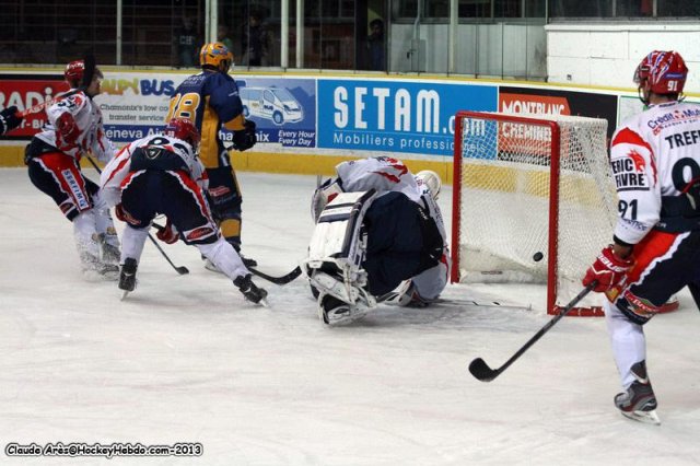 Photo hockey match Chamonix  - Lyon le 22/10/2013