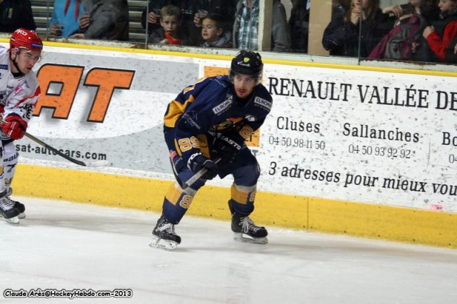 Photo hockey match Chamonix  - Lyon le 22/10/2013
