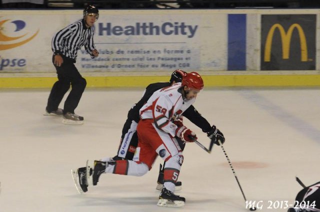 Photo hockey match Bordeaux - Courbevoie  le 26/10/2013