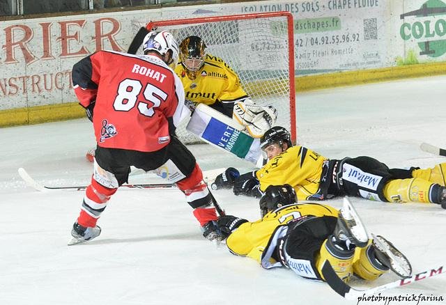 Photo hockey match Briançon  - Rouen le 26/10/2013