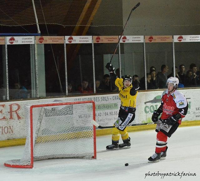 Photo hockey match Briançon  - Rouen le 26/10/2013