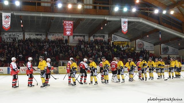 Photo hockey match Briançon  - Rouen le 26/10/2013