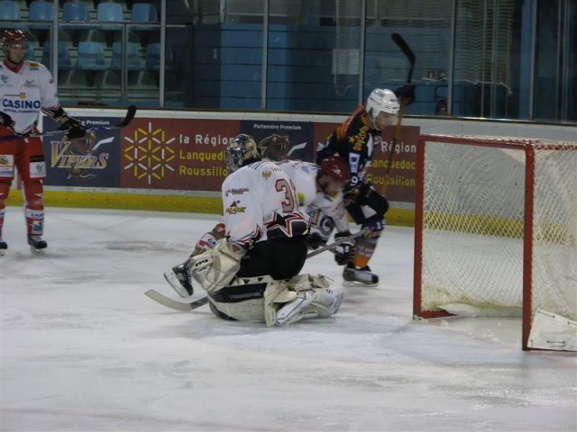 Photo hockey match Montpellier  - Amnéville le 29/11/2008