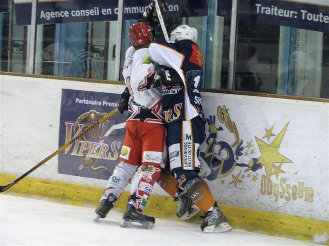 Photo hockey match Montpellier  - Amnéville le 29/11/2008