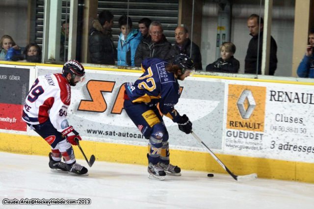 Photo hockey match Chamonix  - Grenoble  le 29/10/2013