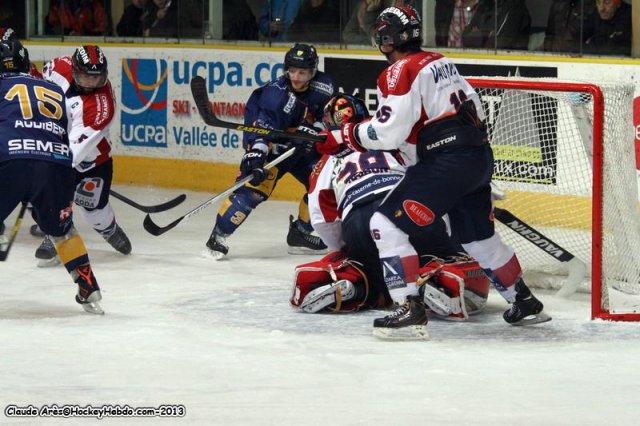 Photo hockey match Chamonix  - Grenoble  le 29/10/2013