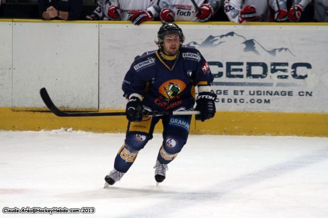 Photo hockey match Chamonix  - Grenoble  le 29/10/2013
