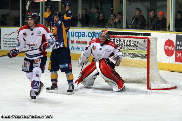 Photo hockey match Chamonix  - Grenoble  le 29/10/2013