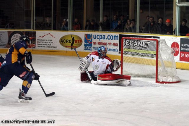 Photo hockey match Chamonix  - Grenoble  le 29/10/2013