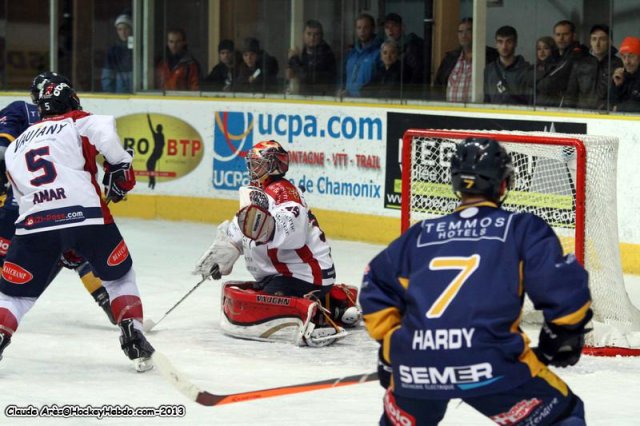Photo hockey match Chamonix  - Grenoble  le 29/10/2013