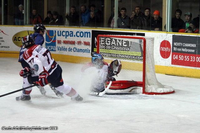 Photo hockey match Chamonix  - Grenoble  le 29/10/2013